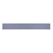 Winter Pattern Blue en White Snowflakes Grosgrain Lint (Voorkant)