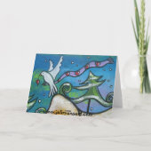 Winter Peace Christmas Kaart (Achterkant)