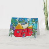 Winter Peace Christmas Kaart (Voorkant)