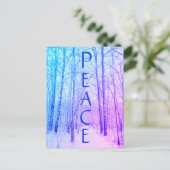 WINTER PEACE PAARS BRIEFKAART (Staand voorkant)