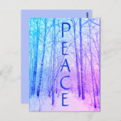 WINTER PEACE PAARS BRIEFKAART (Voorkant / Achterkant)