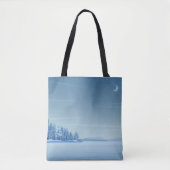 Winter Peace Shopping Errand Canvas tas (Voorkant)