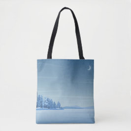 Winter Peace Shopping Errand Canvas tas