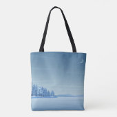 Winter Peace Shopping Errand Canvas tas (Achterkant)