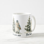 Winter Penguin “Best Mom Ever” Design Koffiemok (Voorkant rechts)
