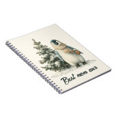 Winter Penguin “Best Mom Ever” Design Notitieboek (Rechterzijde)