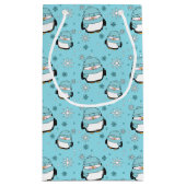 Winter Penguin Gift Bag (klein) Klein Cadeauzakje (Achterkant)