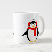 Winter Penguin Grote Koffiekop (Voorkant rechts)