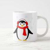 Winter Penguin Grote Koffiekop (Rechts)