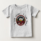 Winter Penguin Holiday Tshirts en Gifts (Voorkant)