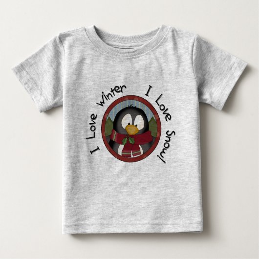 Winter Penguin Holiday Tshirts en Gifts (Voorkant)