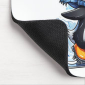 Winter Penguin Ice Staking Muismat (Hoek)
