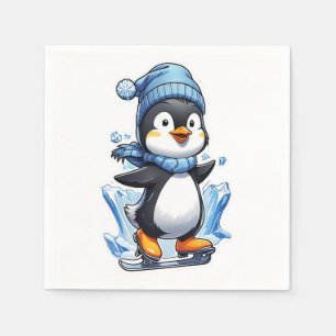 Winter Penguin Ice Staking Servet