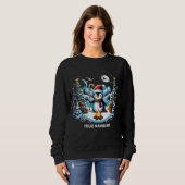 Winter Penguin Schattige Sweatshirt (Voorkant volledig)