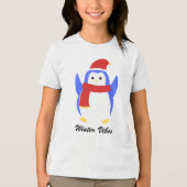 Winter Penguin T-Shirt (Voorkant)