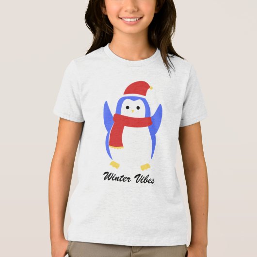 Winter Penguin T-Shirt (Voorkant)