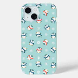 Winter Penguin Telefoonhoesje iPhone 15 Case