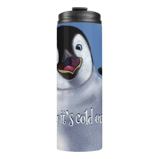Winter Penguin Thermosbeker (Voorkant)