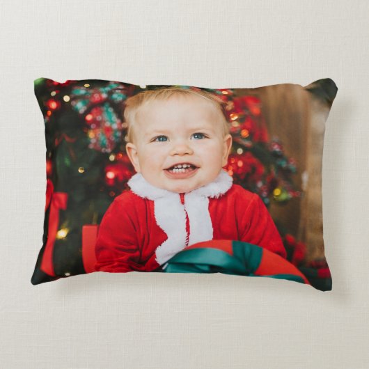 Winter Penguin with Snowman Design Accent Kussen (Achterkant)