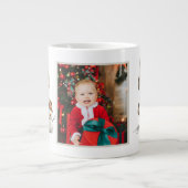Winter Penguin with Snowman Design Grote Koffiekop (Voorkant)