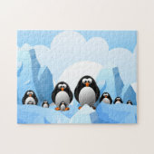 Winter Penguins Puzzle Legpuzzel (Horizontaal)