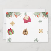 Winter peperkoek Kerstkoekje Verjaardag Foto Kaart (Achterkant)