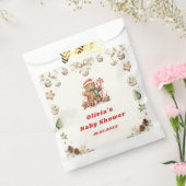 Winter peperkoek Kerstmis Santa Baby shower Bedankzakje (Gezegeld)