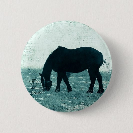 Winter Percheron Ronde Button 5,7 Cm (Voorkant)