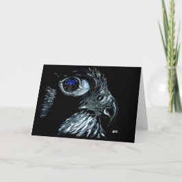 Winter Peregrine Traditioneel zonder voorgrondteks Feestdagen Kaart