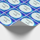 Winter Persoonlijke foto Cadeaupapier (Hoek)