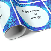 Winter Persoonlijke foto Cadeaupapier (Rol Hoek)