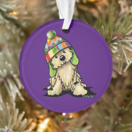Winter Pet Terrier Dog Ornament
