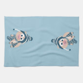 Winter Pig Theedoek (Horizontaal)