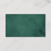 Winter Pine Cone Greenery Wedding Website Informatiekaartje (Achterkant)