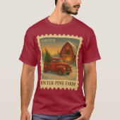 Winter Pine Farm – Forever Stamp T-shirt (Voorkant)