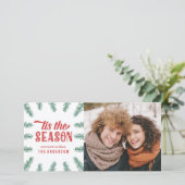 Winter Pine | Feestdagen Feestdagenkaart (Staand voorkant)