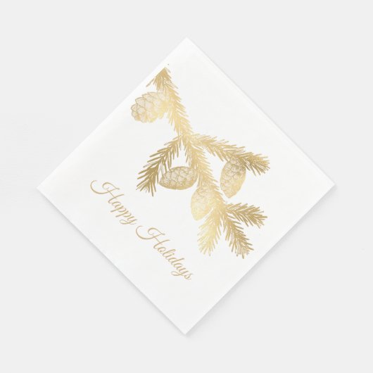 Winter Pine Kerstmis Servet (Hoek)