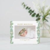 Winter Pine Needles Garland Prettige feestdagen (Staand voorkant)