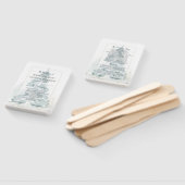 Winter Pine Romance Program Fans Handwaaier (Niet-gemonteerd)