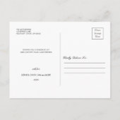 Winter Pine Tree 4 Foto Collage Happy Holiday Briefkaart (Achterkant)