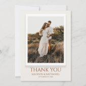 Winter Pine Tree Flowers Floral Custom Foto Bedankkaart (Achterkant)