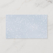 Winter Pine Tree Forest Baby Beer Luierkrabbel Informatiekaartje (Achterkant)