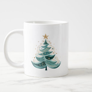 Winter Pine Tree Kerstmis Koffie Mok
