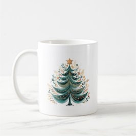 Winter Pine Tree Kerstmis Koffie Mok