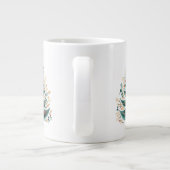 Winter Pine Tree Kerstmis Koffie Mok (Achterkant)