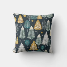 Winter Pine Tree ontwerp Kerstsneeuw