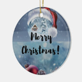 Winter Pine Tree Ornament - Holiday Keepsake (Links)