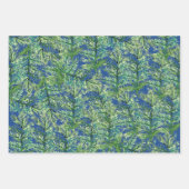 Winter Pine Tree Waterverf met de hand geschilderd Inpakpapier Vel (Voorkant)