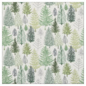 Winter Pine Trees Holiday  Stof (Swatch)