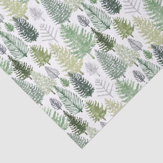 Winter Pine Trees Tissuepapier (Detail)